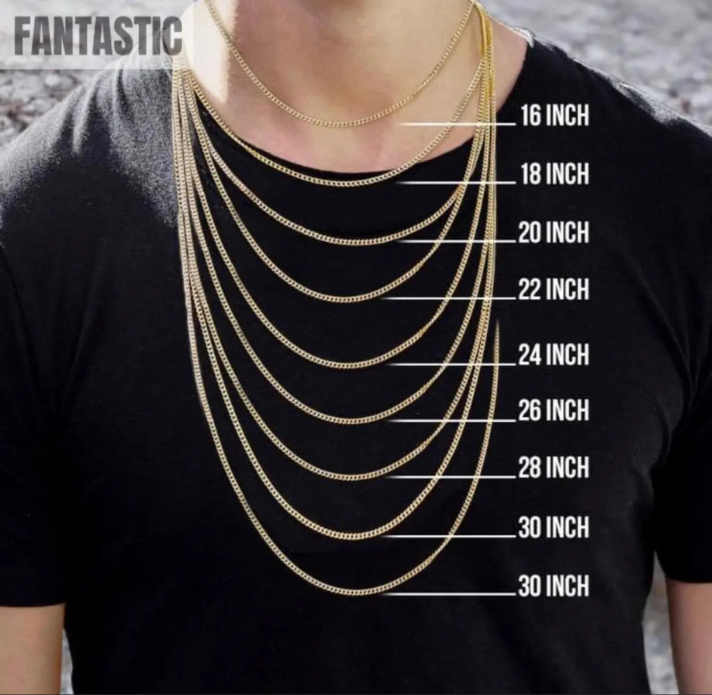 10K Gold Moon Cut Chain