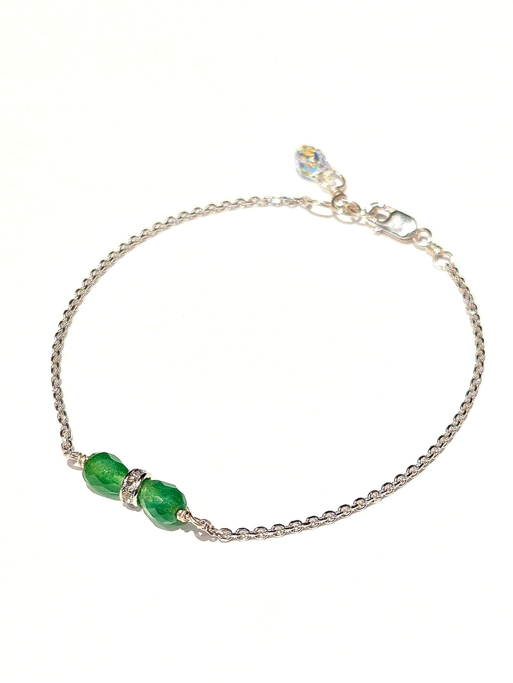 Jade sparkle bracelet