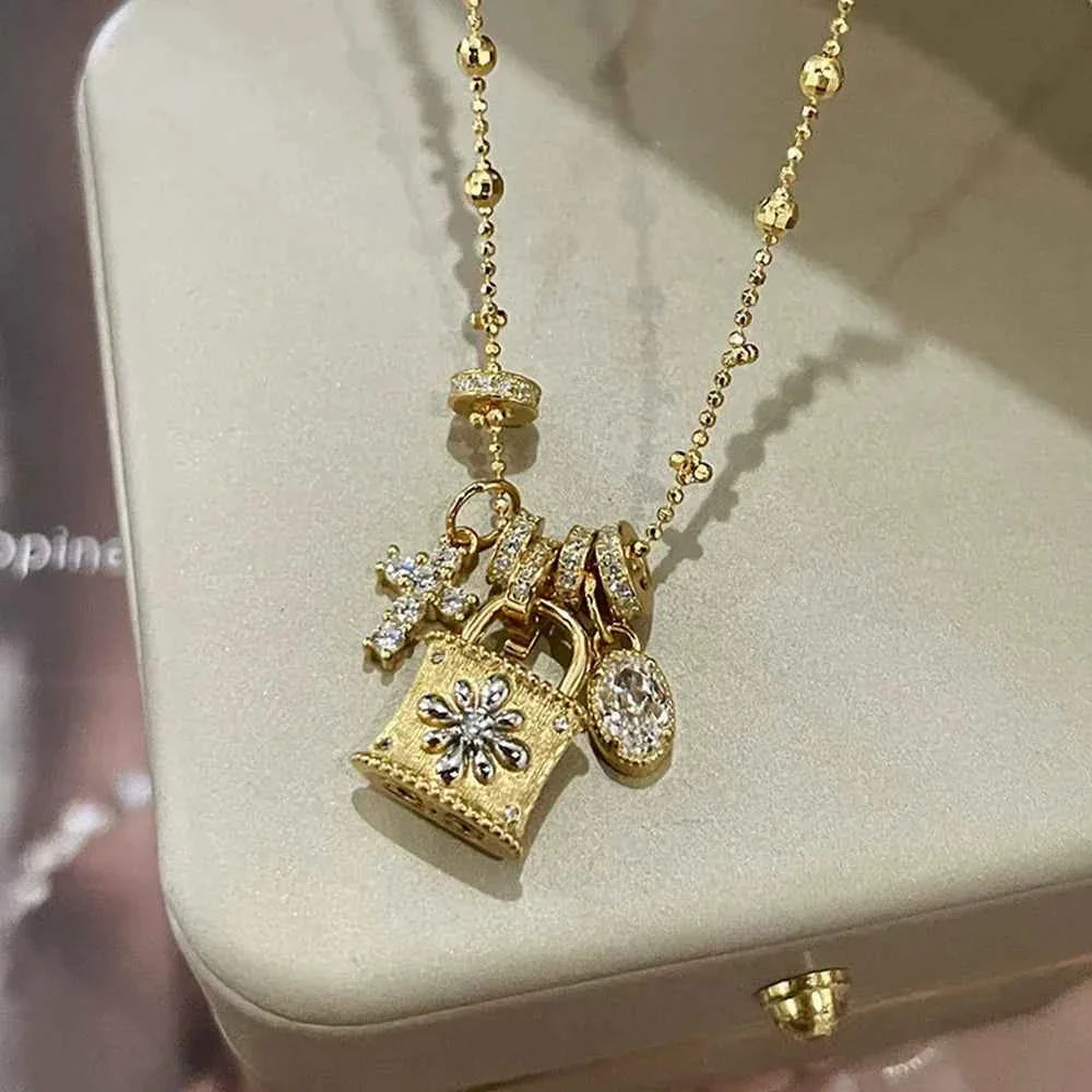 Cute Lock Pendant Necklace