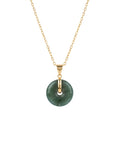 Button — Jade Pendant Necklace
