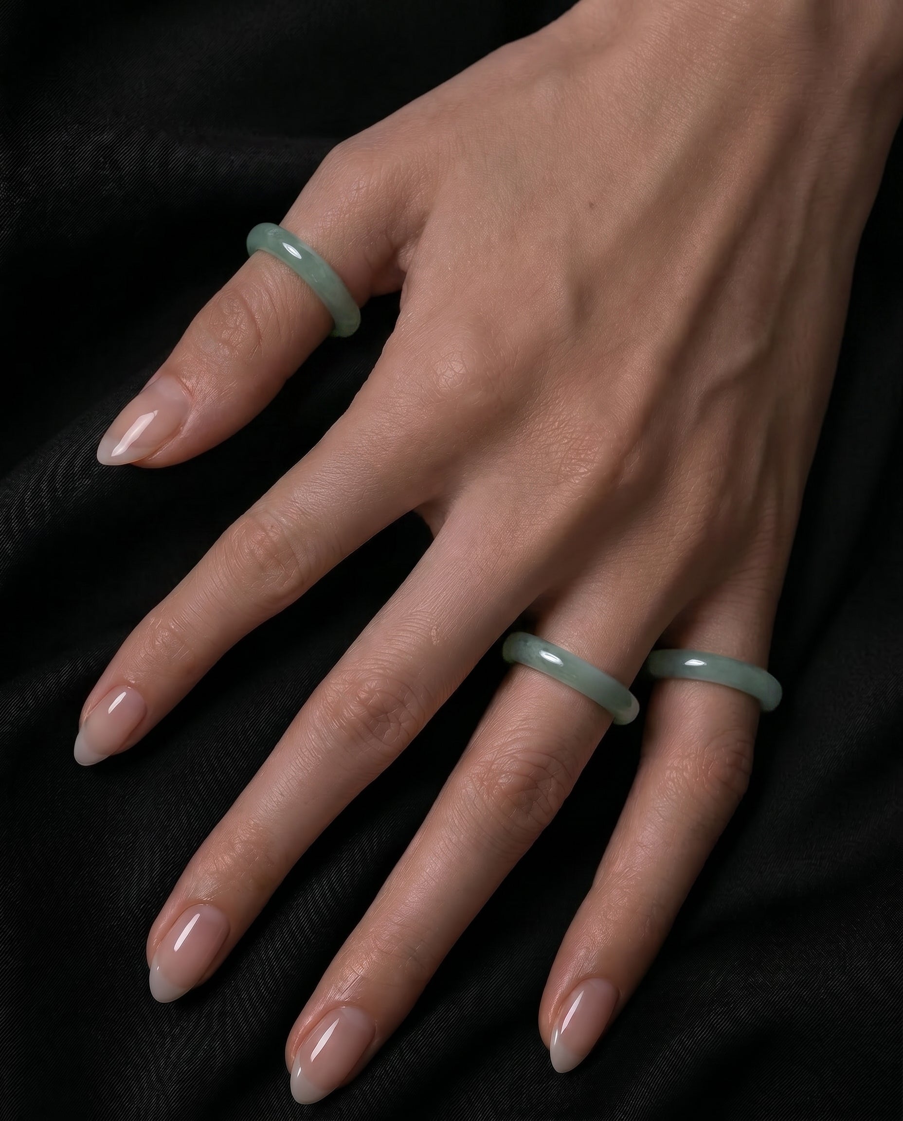 Chess Skinny — Jade Ring