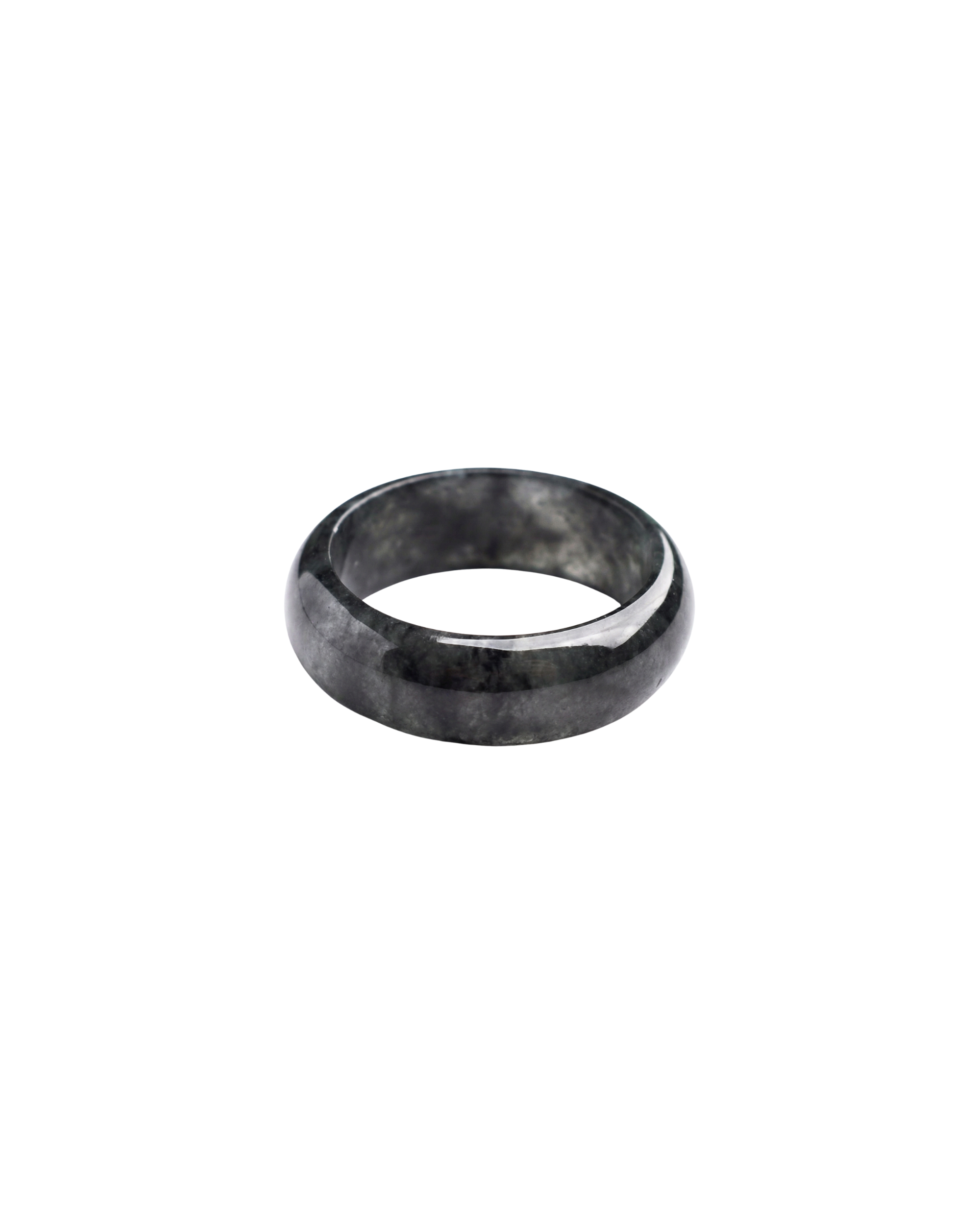 Sesame — Grey Jade Ring